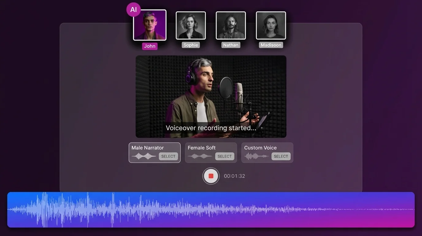 Human-sounding voiceovers to bring your videos to life