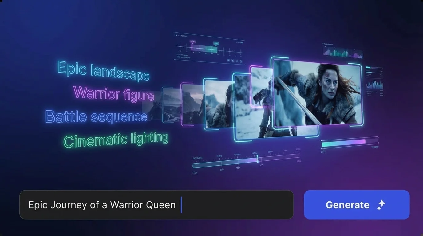 AI Video Generator Interface
