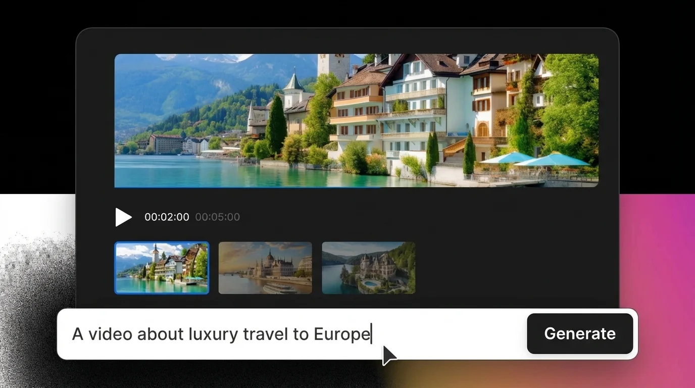 Edit videos with text